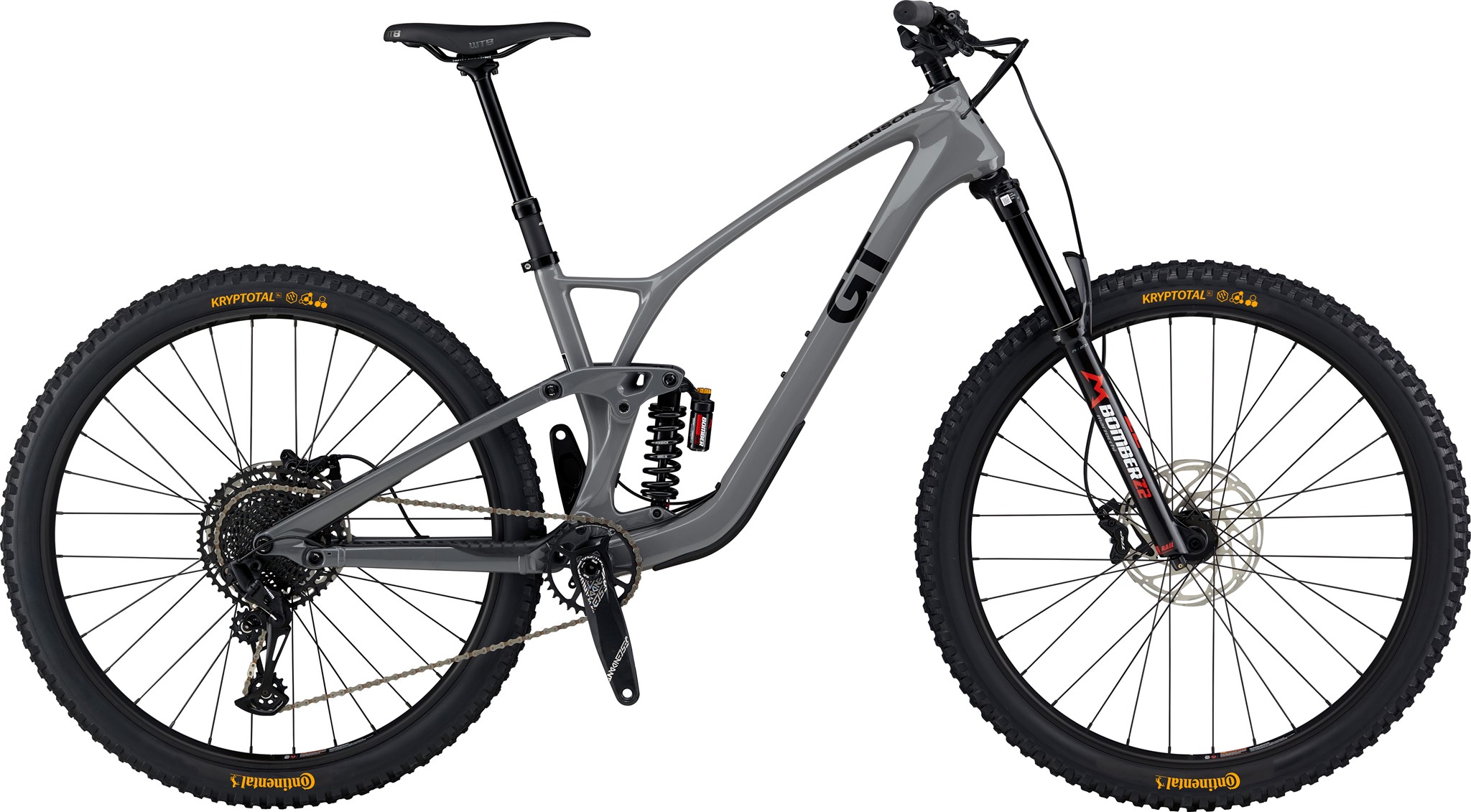 Picture of GT Sensor Carbon Elite 29" All Mountain Bike 2023/2024 - Gloss Wet Cement Grey